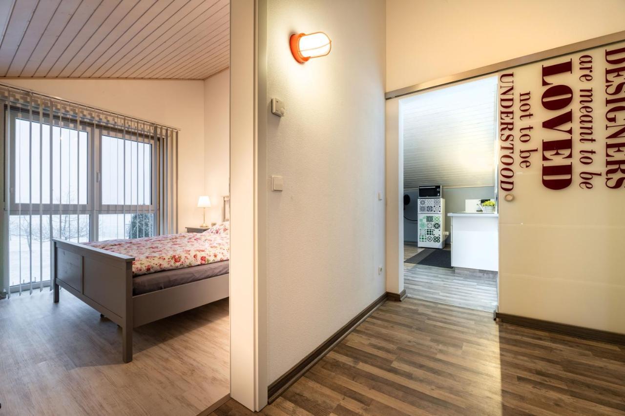Gemuetliche Ferienwohnung Mit Panoramablick Muttensweiler Zewnętrze zdjęcie