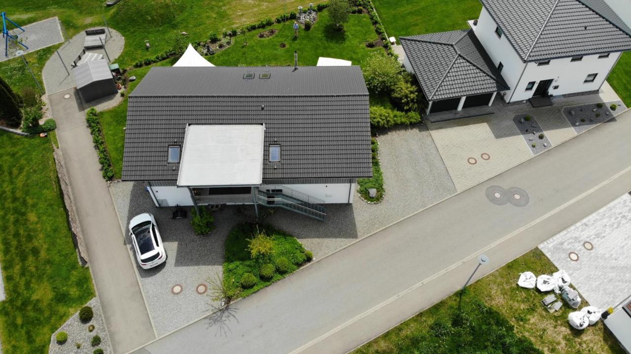 Gemuetliche Ferienwohnung Mit Panoramablick Muttensweiler Zewnętrze zdjęcie